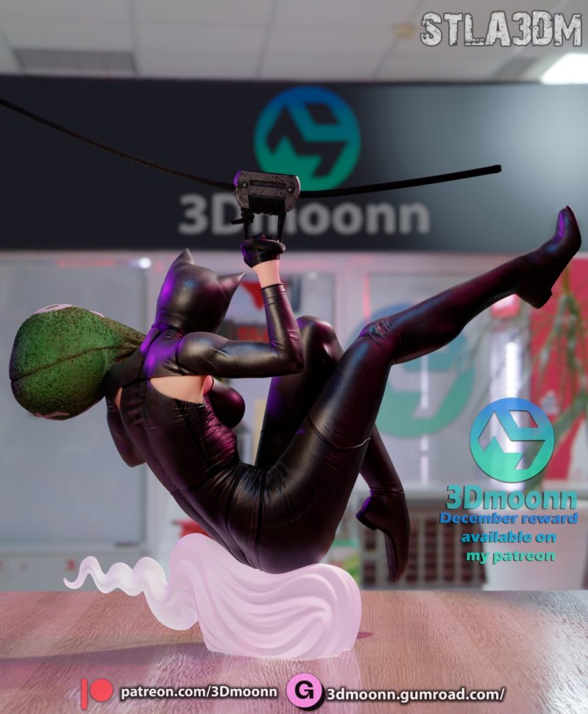 图片[2]-猫女-3D合纵社-3D打印模型STL格式3mf格式免费下载！