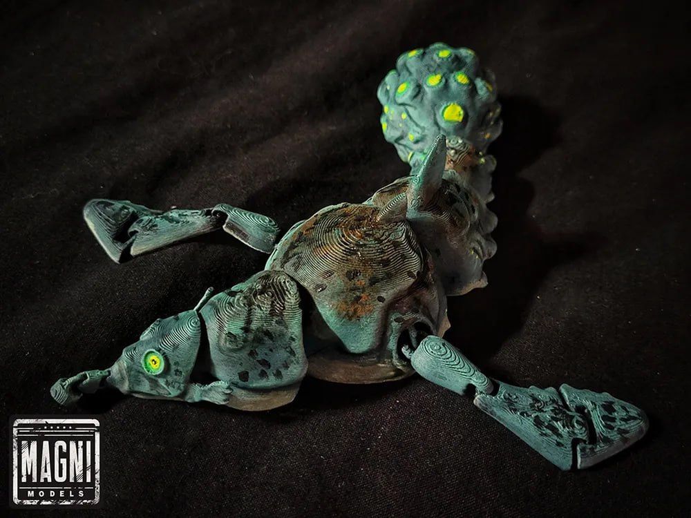 海怪-3D合纵社-3D打印模型STL格式3mf格式免费下载！