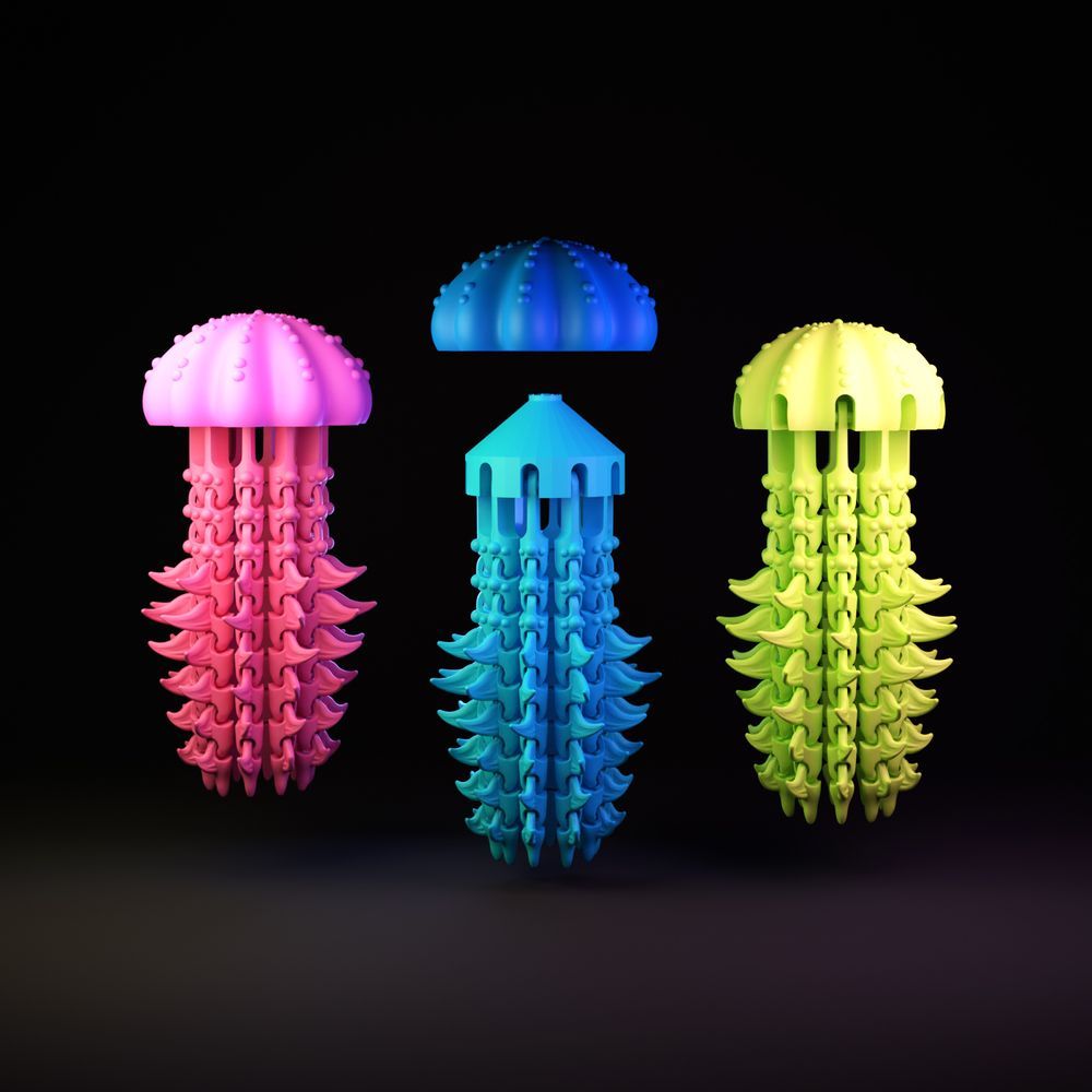 图片[3]-水母-3D合纵社-3D打印模型STL格式3mf格式免费下载！