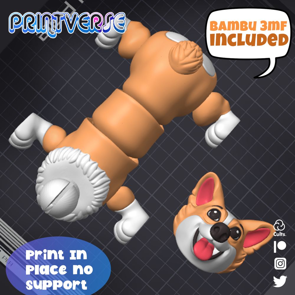 图片[2]-柯基-3D合纵社-3D打印模型STL格式3mf格式免费下载！