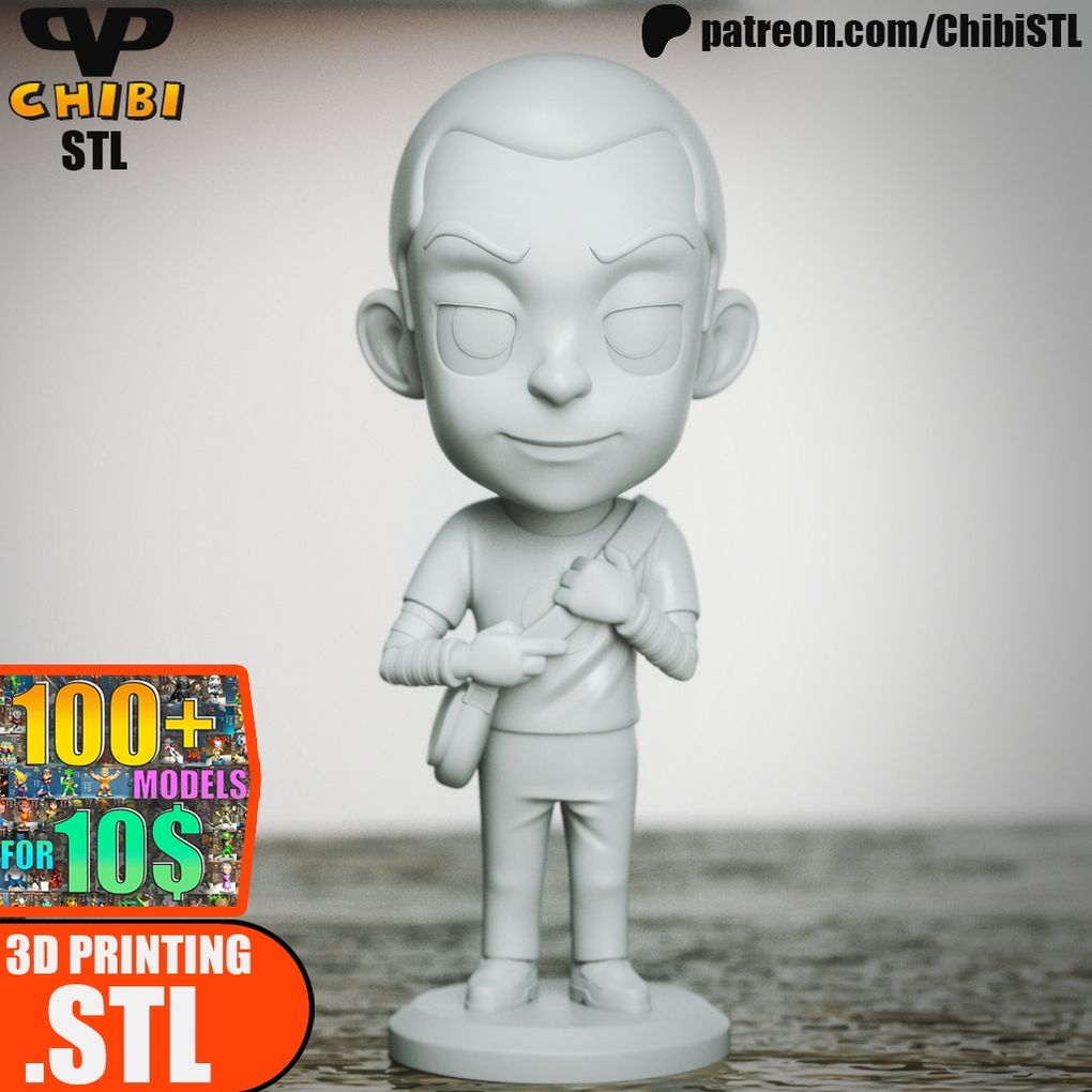 图片[3]-Q版谢尔顿-3D合纵社-3D打印模型STL格式3mf格式免费下载！