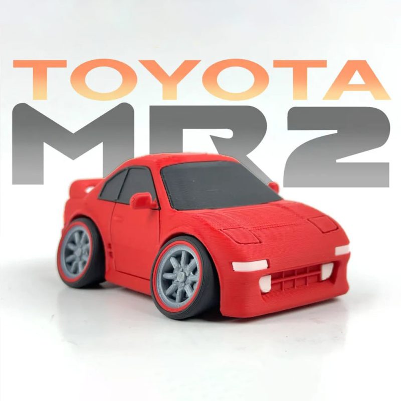 丰田MR2-3D合纵社-3D打印模型STL格式3mf格式免费下载！