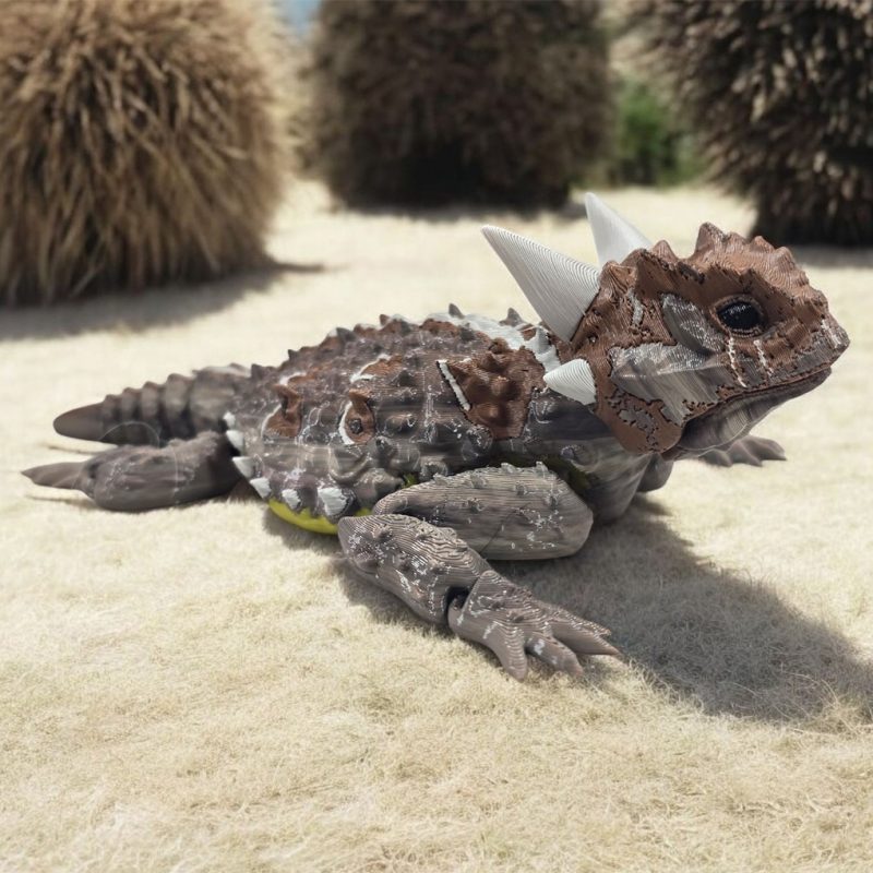 角蟾蜍-3D合纵社-3D打印模型STL格式3mf格式免费下载！