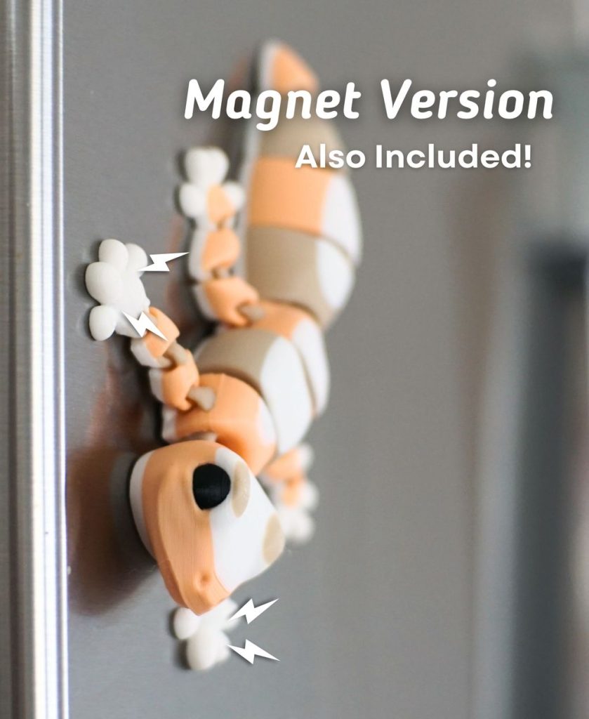 图片[3]-磁吸蝾螈-3D合纵社-3D打印模型STL格式3mf格式免费下载！