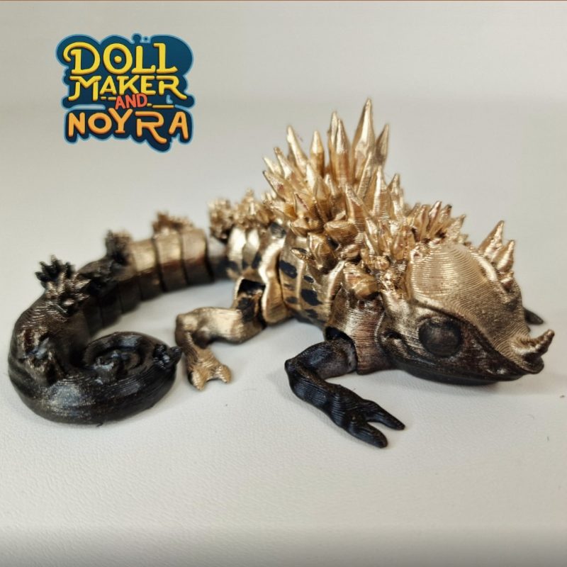 水晶变色龙-3D合纵社-3D打印模型STL格式3mf格式免费下载！