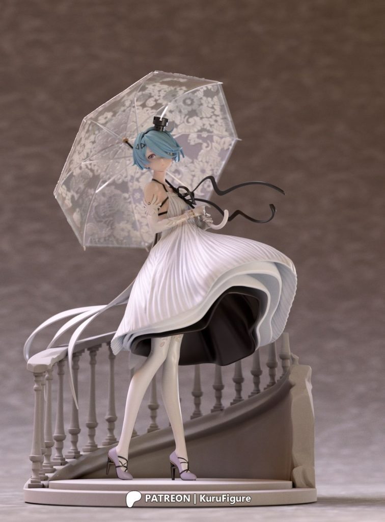 图片[3]-【少女前线】白棋皇后-3D合纵社-3D打印模型STL格式3mf格式免费下载！