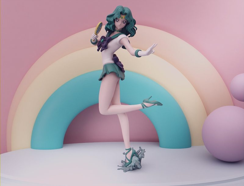 【美少女战士】海王满-3D合纵社-3D打印模型STL格式3mf格式免费下载！