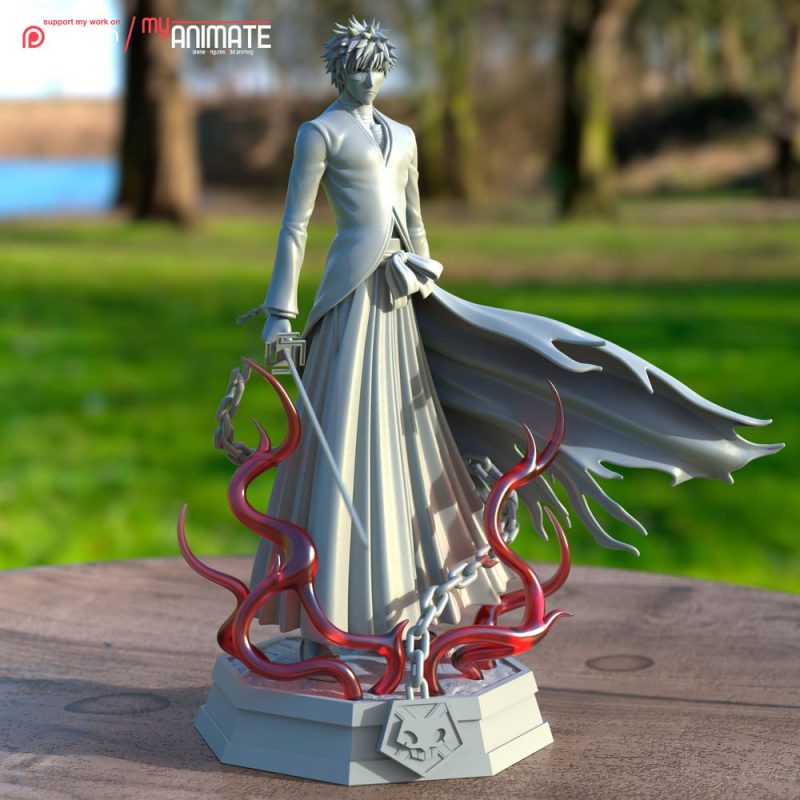 【死神】黑崎一护-3D合纵社-3D打印模型STL格式3mf格式免费下载！