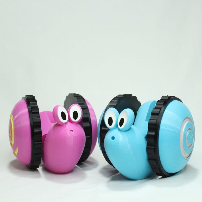 拉绳宠物蜗牛-3D合纵社-3D打印模型STL格式3mf格式免费下载!