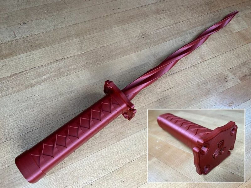 螺旋剑-3D合纵社-3D打印模型STL格式3mf格式免费下载！