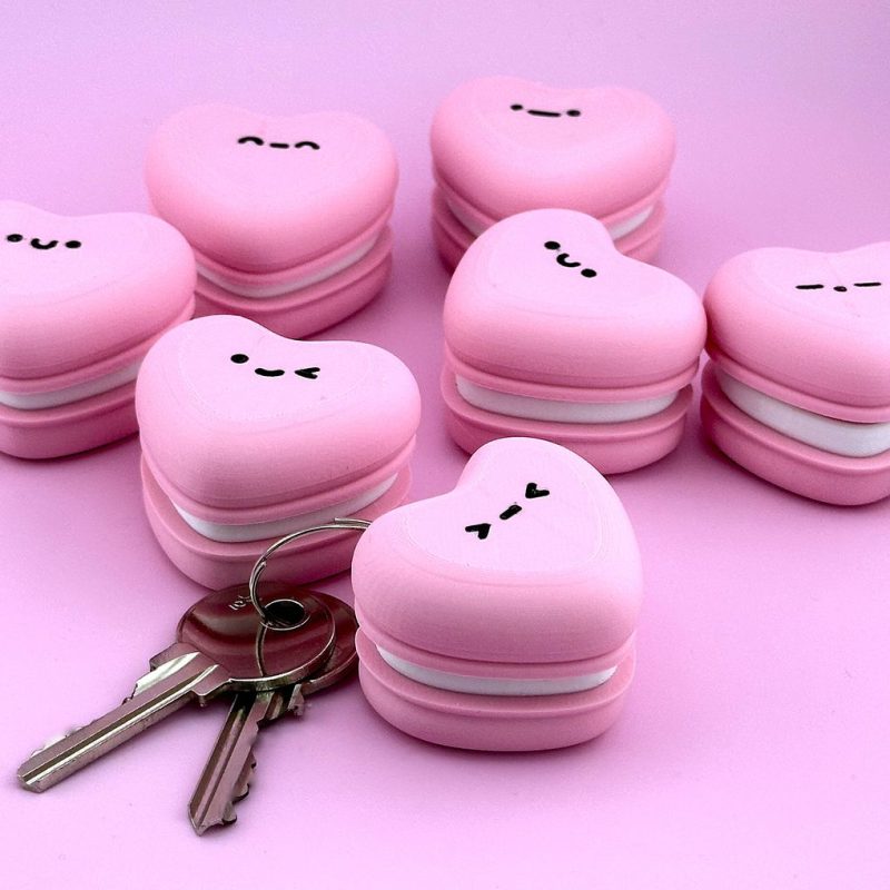 爱心 点击解压钥匙链-3D合纵社-3D打印模型STL格式3mf格式免费下载！