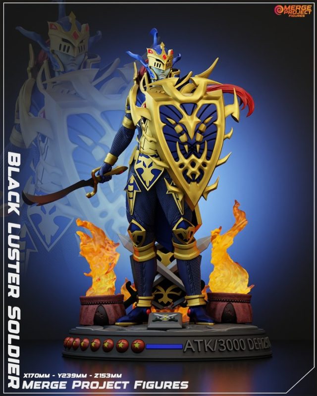 【游戏王】混沌士兵-3D合纵社-3D打印模型STL格式3mf格式免费下载！