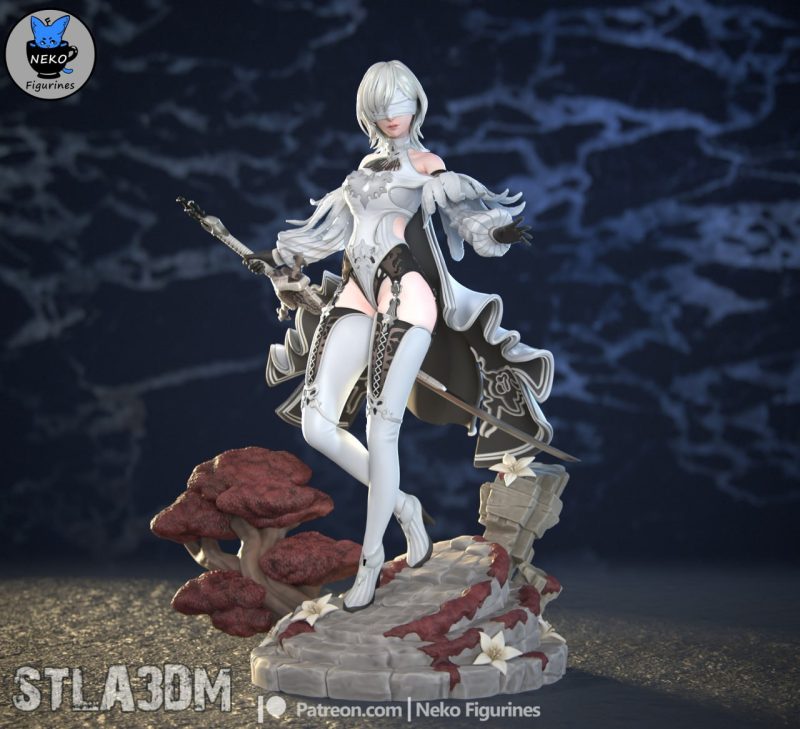 【尼尔：机械纪元】10H-3D合纵社-3D打印模型STL格式3mf格式免费下载！