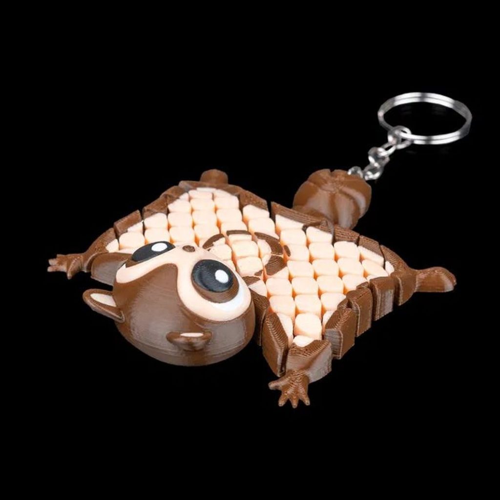 图片[3]-飞鼠钥匙链-3D合纵社-3D打印模型STL格式3mf格式免费下载！