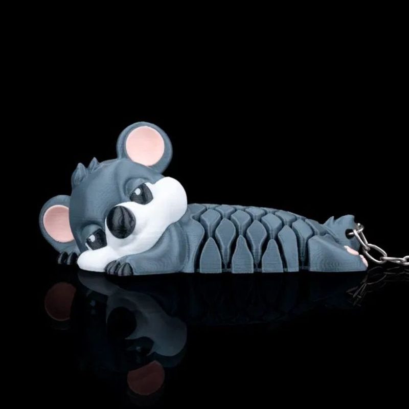 考拉钥匙链-3D合纵社-3D打印模型STL格式3mf格式免费下载!