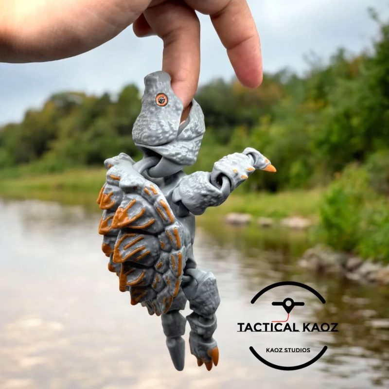 鳄龟-3D合纵社-3D打印模型STL格式3mf格式免费下载！