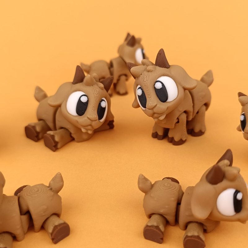 山羊3DGob Flexi_goat-3D合纵社-3D打印模型STL格式3mf格式免费下载!