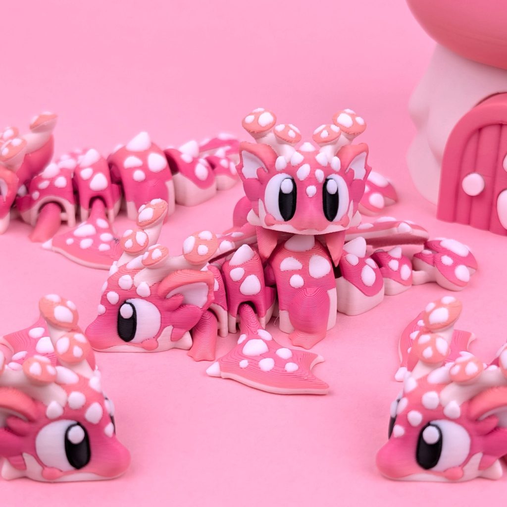 图片[4]-蘑菇龙Mushroom_MiniDragon-3D合纵社-3D打印模型STL格式3mf格式免费下载！