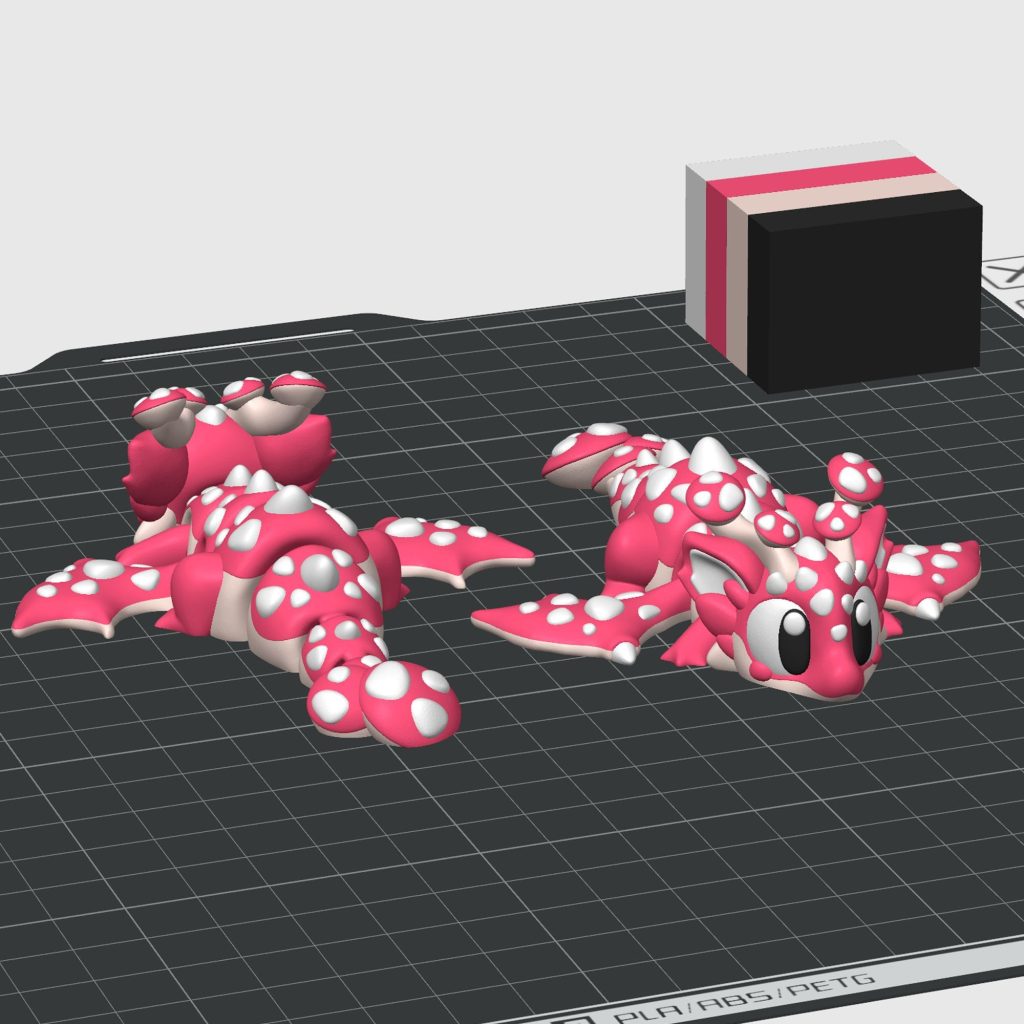 图片[3]-蘑菇龙Mushroom_MiniDragon-3D合纵社-3D打印模型STL格式3mf格式免费下载！