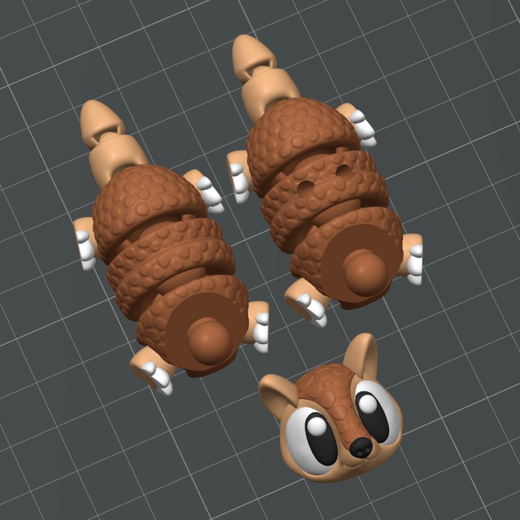 图片[2]-犰狳Flexi_armadillo_desert-3D合纵社-3D打印模型STL格式3mf格式免费下载！