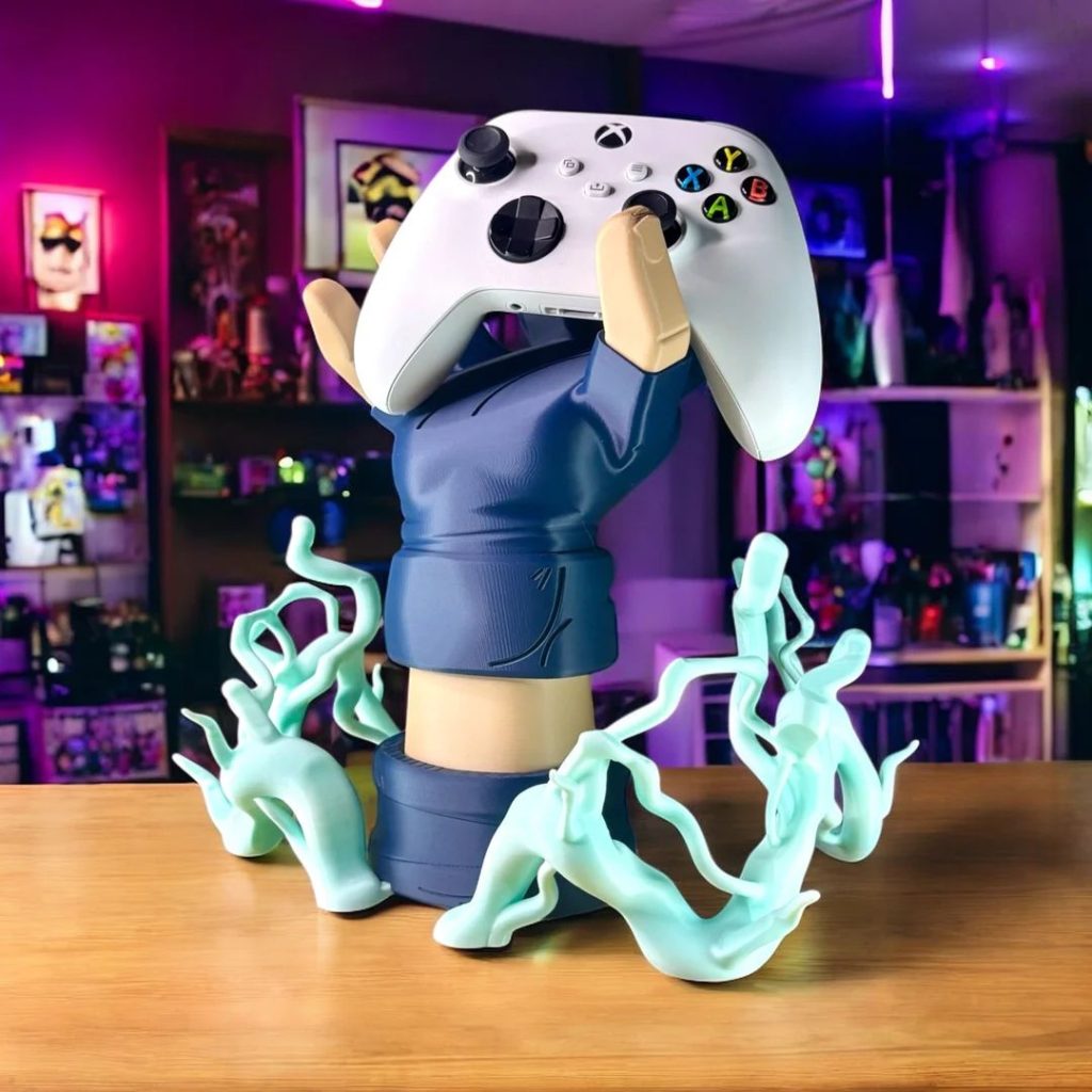 卡卡西游戏手柄支架Gaming Controller Stand – Kakashi @Print3DWorld-3D合纵社-3D打印模型STL格式3mf格式免费下载！