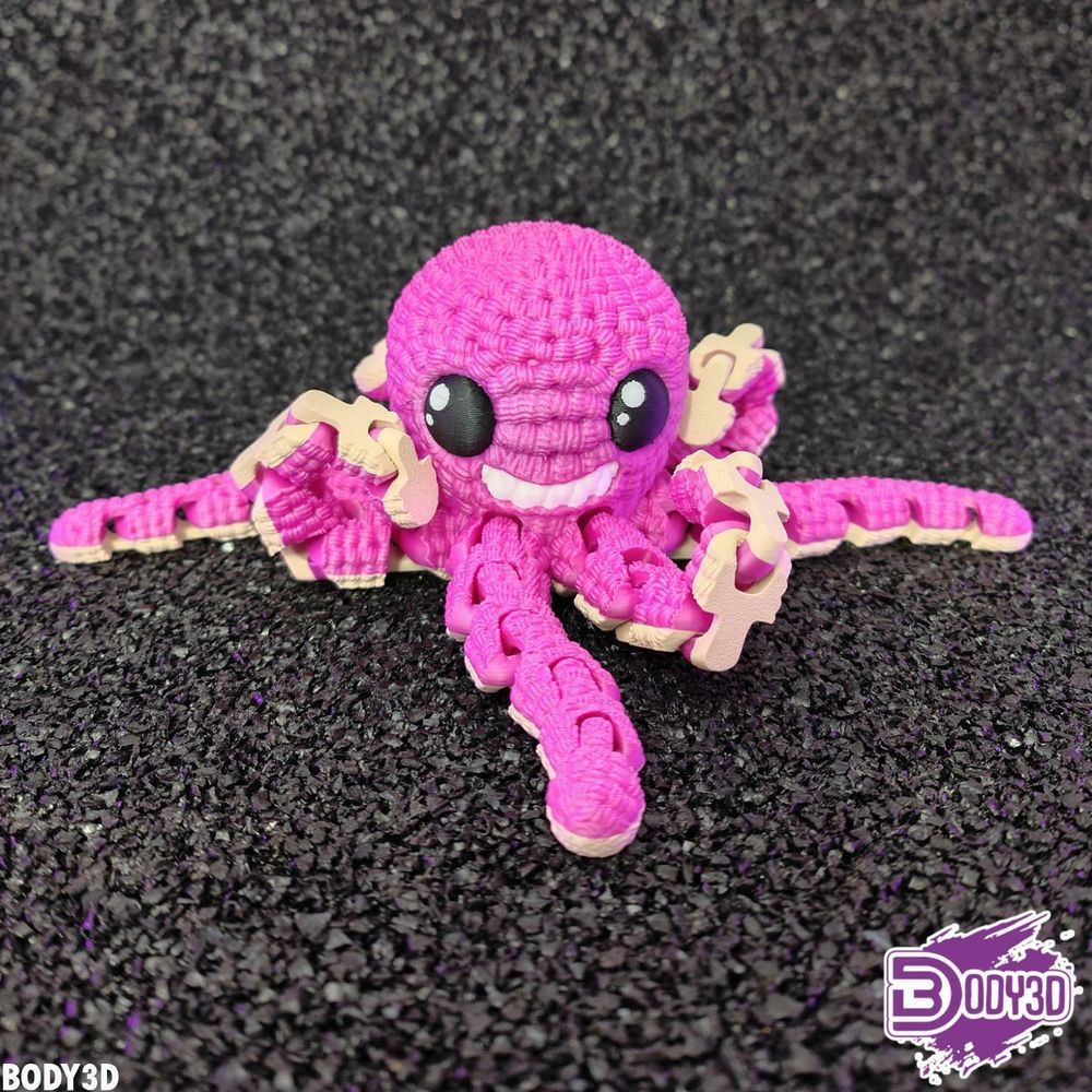 图片[4]-针织章鱼Octopus Plush by BODY3D-3D合纵社-3D打印模型STL格式3mf格式免费下载！
