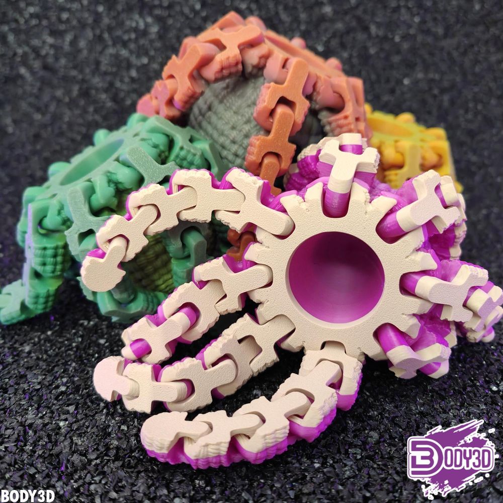 图片[2]-针织章鱼Octopus Plush by BODY3D-3D合纵社-3D打印模型STL格式3mf格式免费下载！