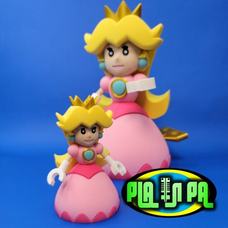 桃花公主Mini Peach-3D合纵社-3D打印模型STL格式3mf格式免费下载！