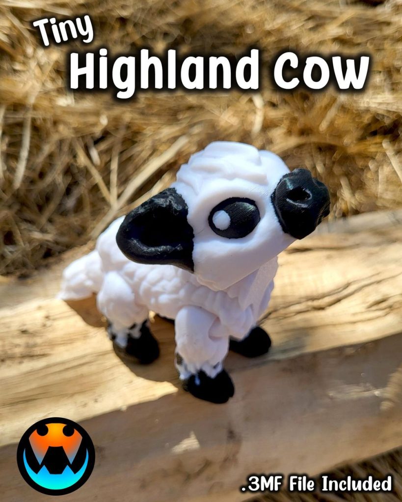 图片[2]-高原牛Cinderwing3d- Highland Cow-3D合纵社-3D打印模型STL格式3mf格式免费下载！