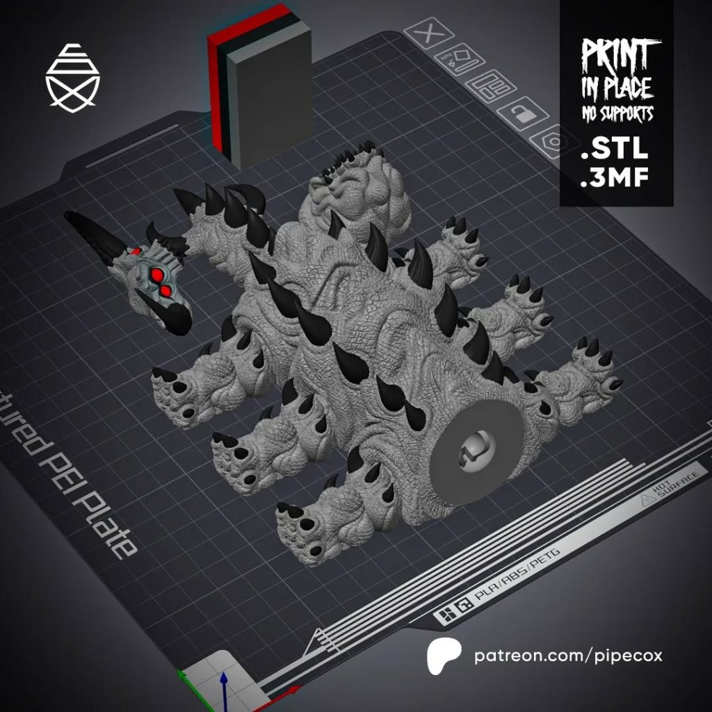 图片[2]-牛鬼 USHI_Articulated-3D合纵社-3D打印模型STL格式3mf格式免费下载！