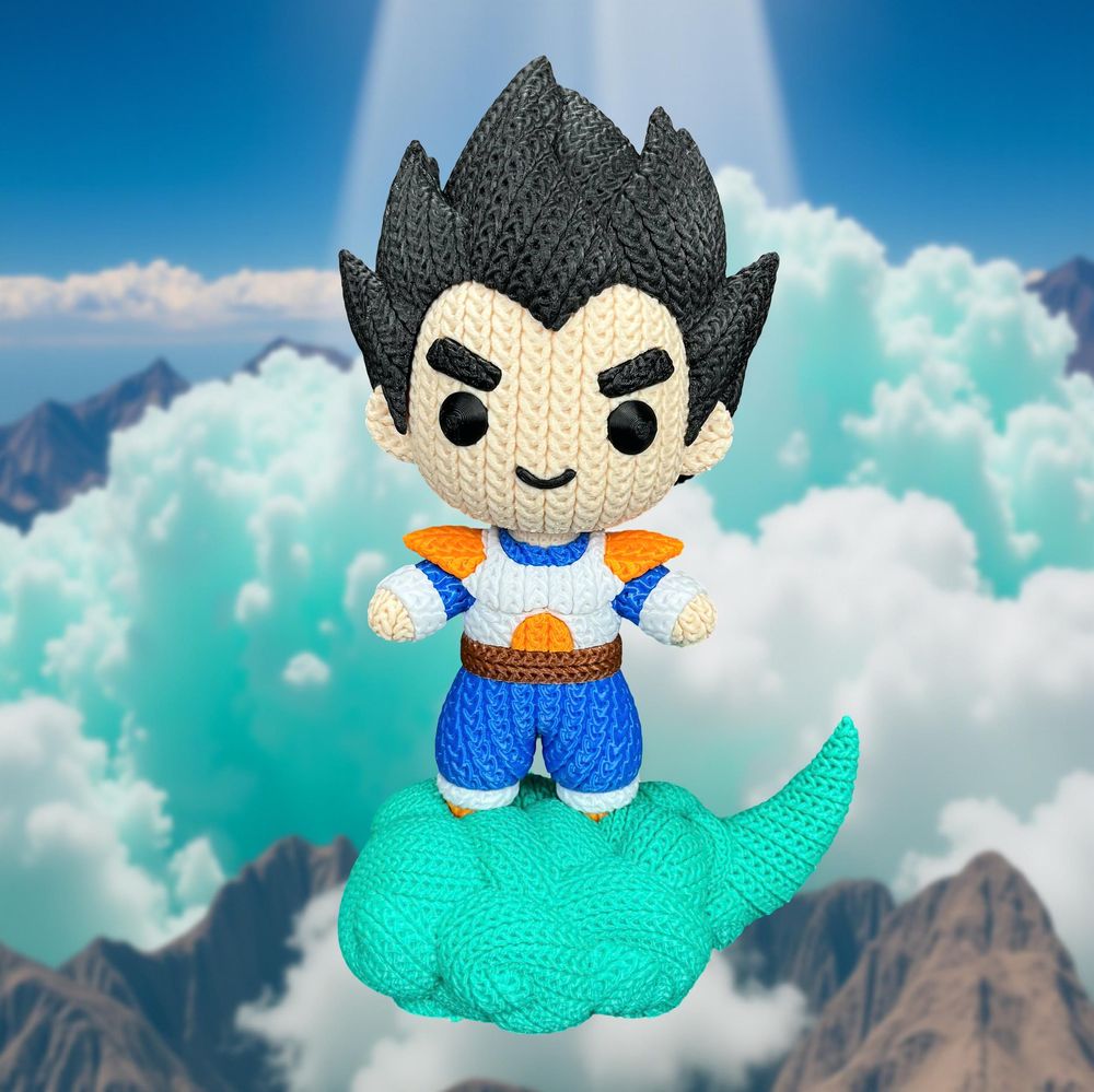 筋斗云贝吉塔-3D合纵社-3D打印模型STL格式3mf格式免费下载！