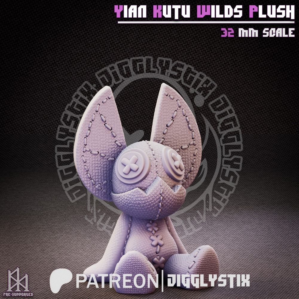 大怪鸟JigglystixYianKuTuPlush-3D合纵社-3D打印模型STL格式3mf格式免费下载！