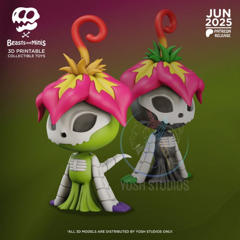 【数码宝贝】巴鲁兽-3D合纵社-3D打印模型STL格式3mf格式免费下载！