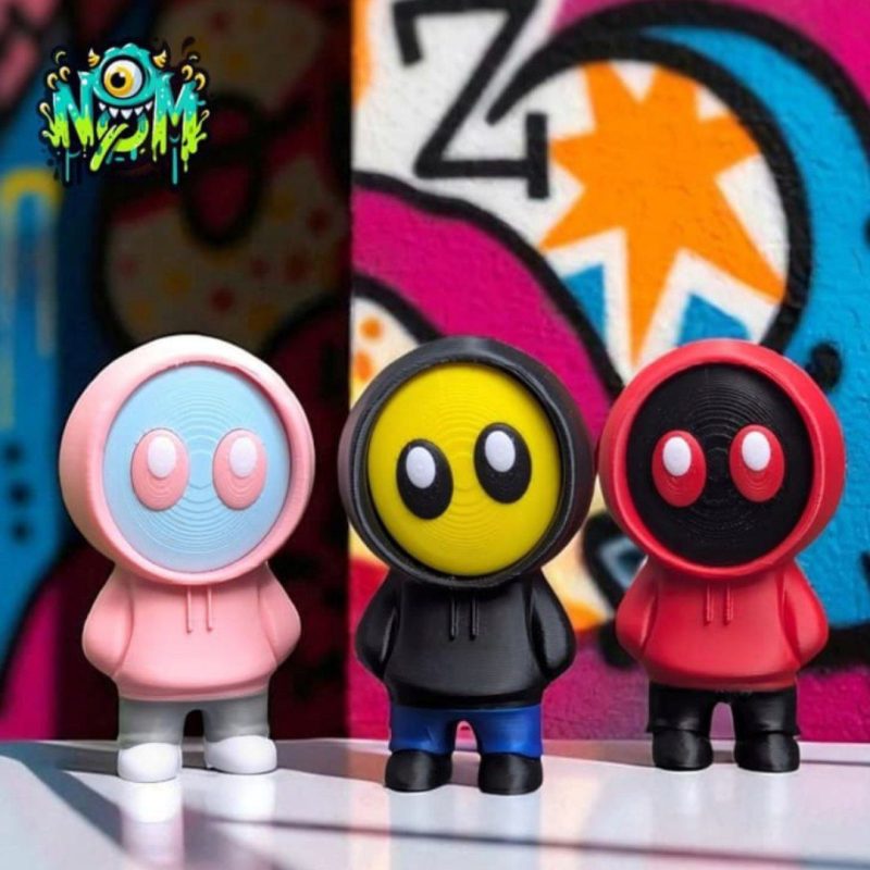 帽衫小人-3D合纵社-3D打印模型STL格式3mf格式免费下载！