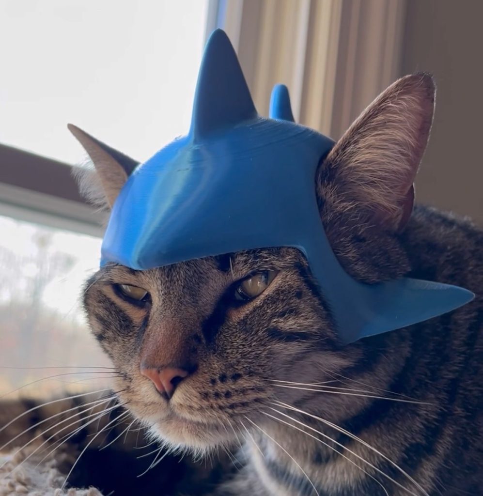 图片[3]-鲨鱼猫帽-3D合纵社-3D打印模型STL格式3mf格式免费下载！