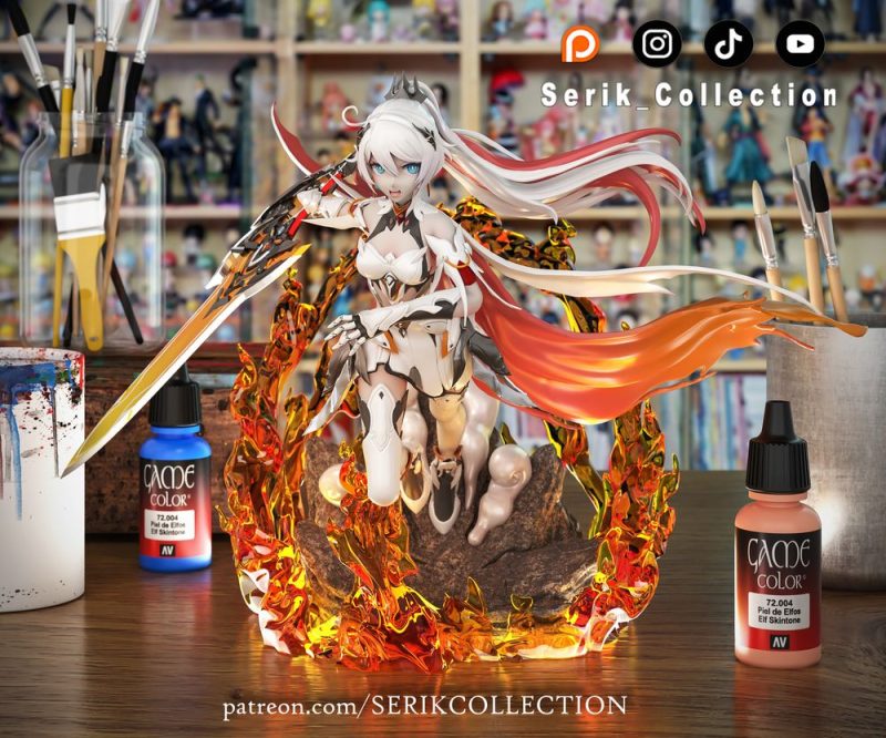 【火焰之律者】塞里克-3D合纵社-3D打印模型STL格式3mf格式免费下载！