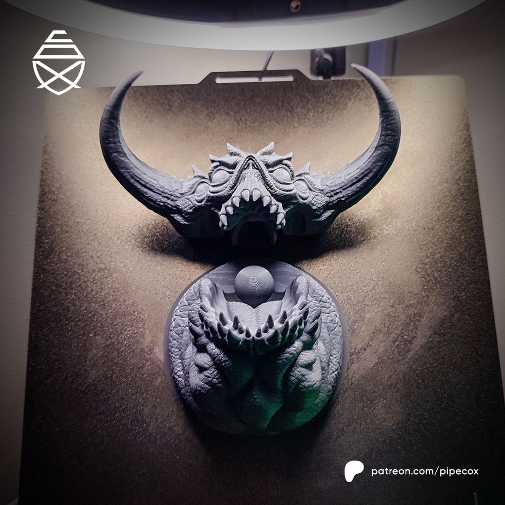 图片[3]-牛鬼头像-3D合纵社-3D打印模型STL格式3mf格式免费下载！