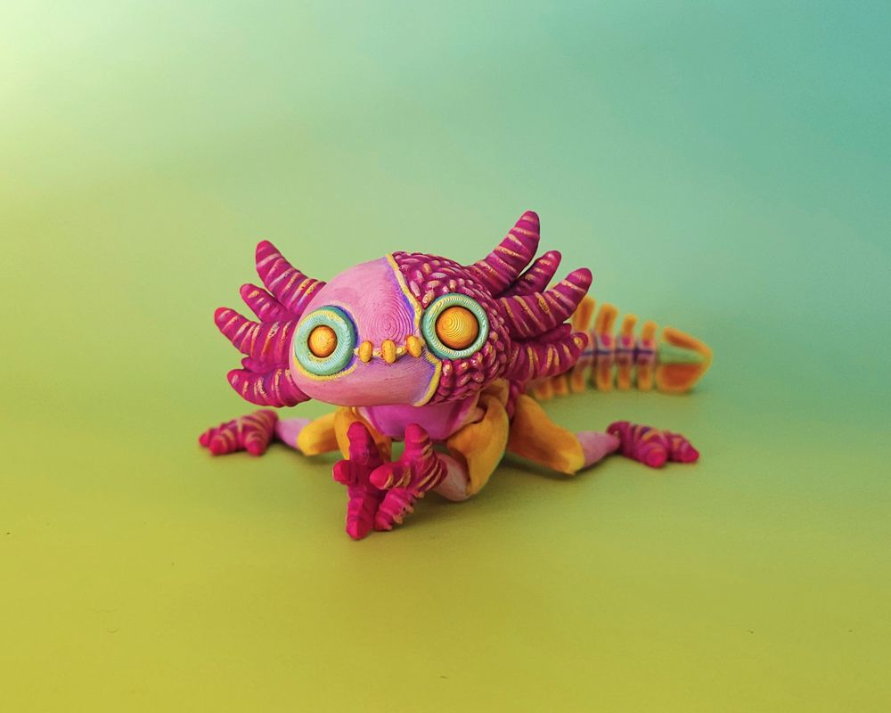 图片[4]-【恐怖系列】65 针织恐怖蝾螈-3D合纵社-3D打印模型STL格式3mf格式免费下载！