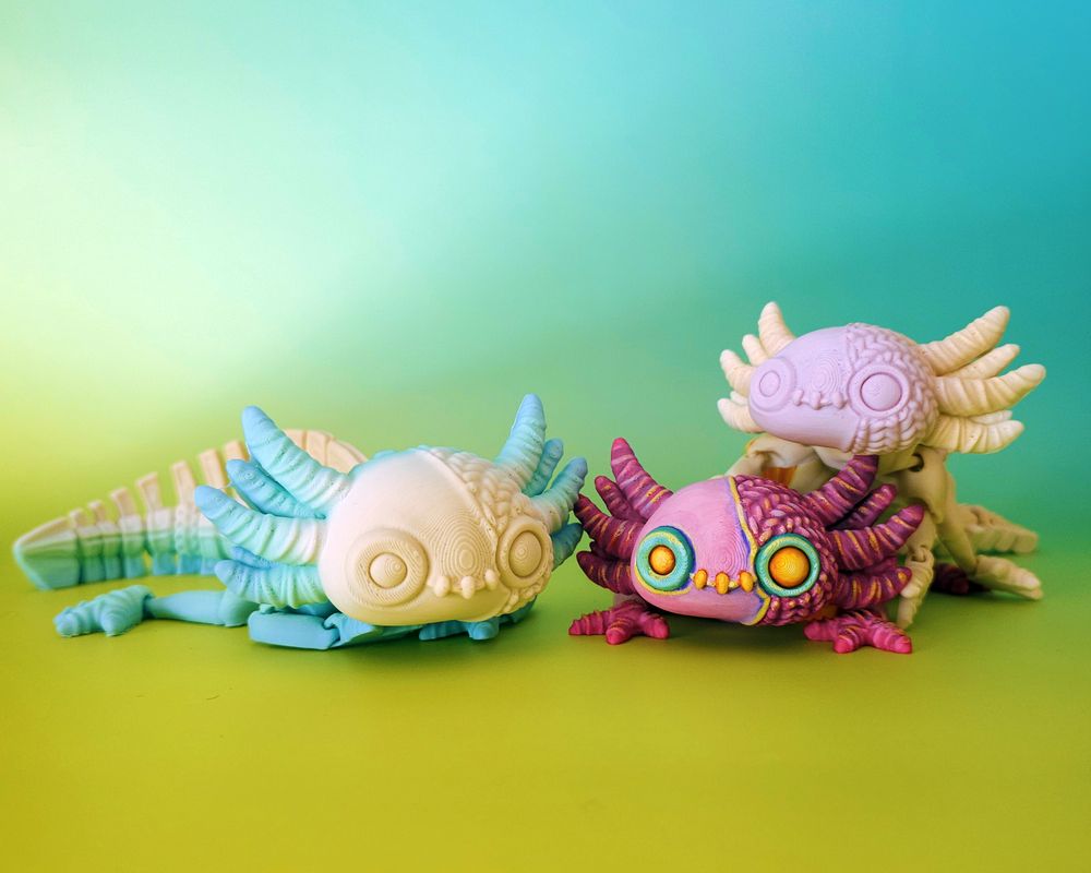 图片[3]-【恐怖系列】65 针织恐怖蝾螈-3D合纵社-3D打印模型STL格式3mf格式免费下载！