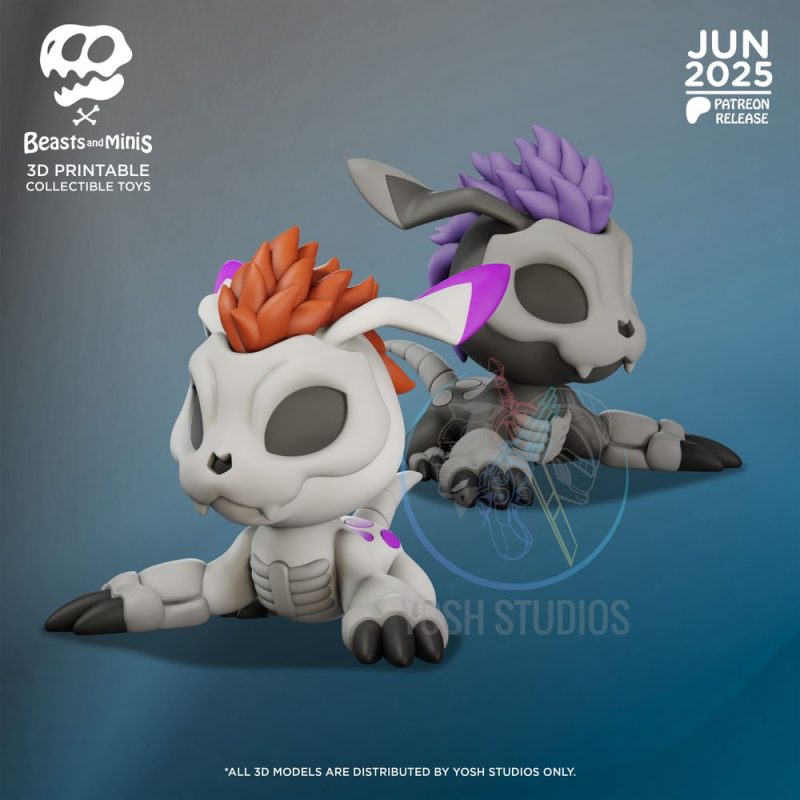 【数码宝贝】哥玛兽-3D合纵社-3D打印模型STL格式3mf格式免费下载！