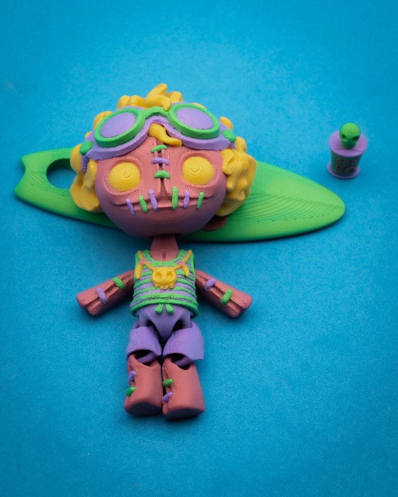 图片[2]-【恐怖系列】66 冲浪恐怖小人-3D合纵社-3D打印模型STL格式3mf格式免费下载！