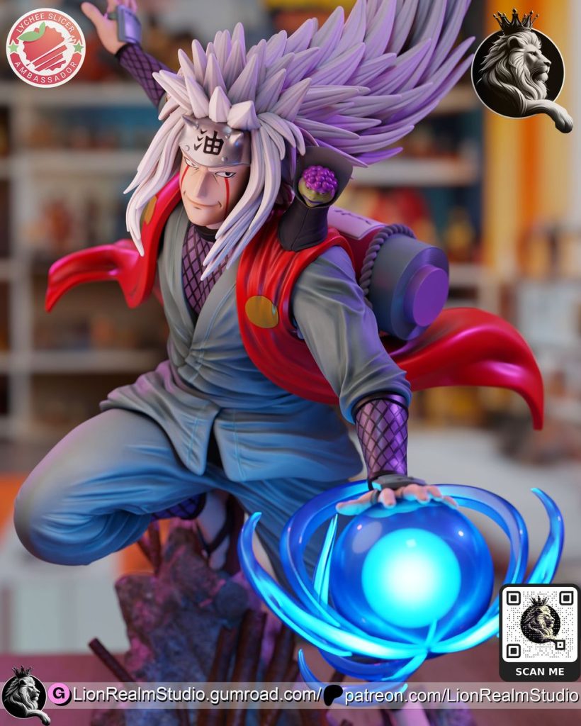 图片[2]-【火影忍者】自来也-3D合纵社-3D打印模型STL格式3mf格式免费下载！