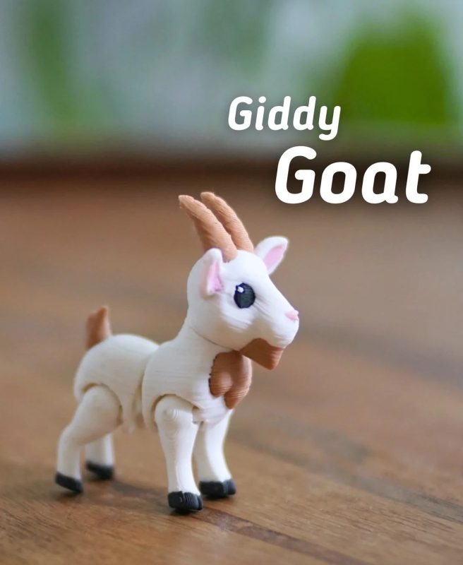 山羊-3D合纵社-3D打印模型STL格式3mf格式免费下载！