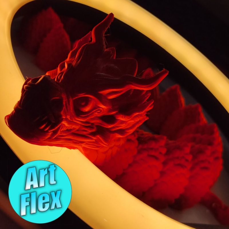 火龙-3D合纵社-3D打印模型STL格式3mf格式免费下载！