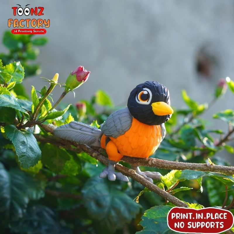 罗宾鸟-3D合纵社-3D打印模型STL格式3mf格式免费下载！