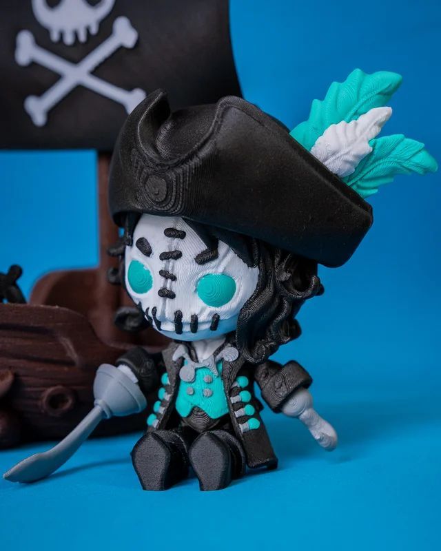 图片[2]-【恐怖系列】67 恐怖海盗-3D合纵社-3D打印模型STL格式3mf格式免费下载！