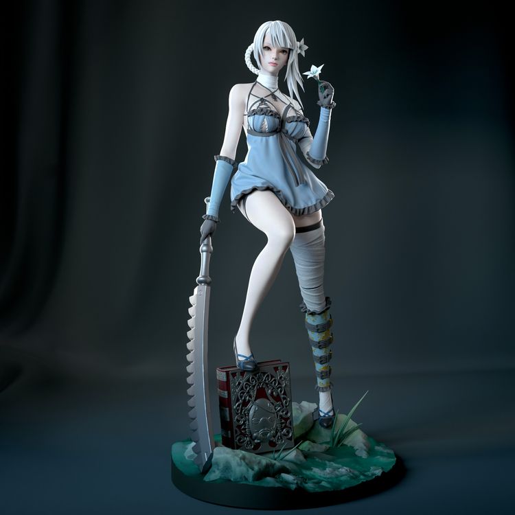 【尼尔】凯恩-3D合纵社-3D打印模型STL格式3mf格式免费下载！