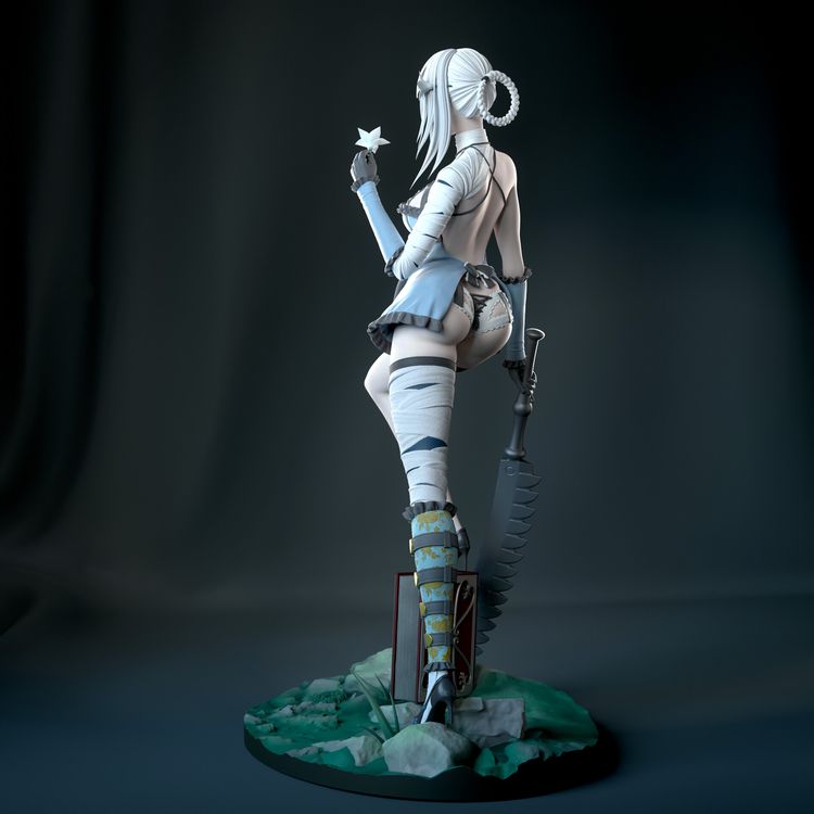 图片[3]-【尼尔】凯恩-3D合纵社-3D打印模型STL格式3mf格式免费下载！