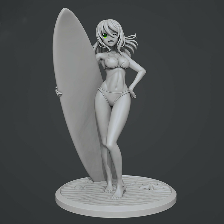 图片[4]-冲浪女孩-3D合纵社-3D打印模型STL格式3mf格式免费下载！