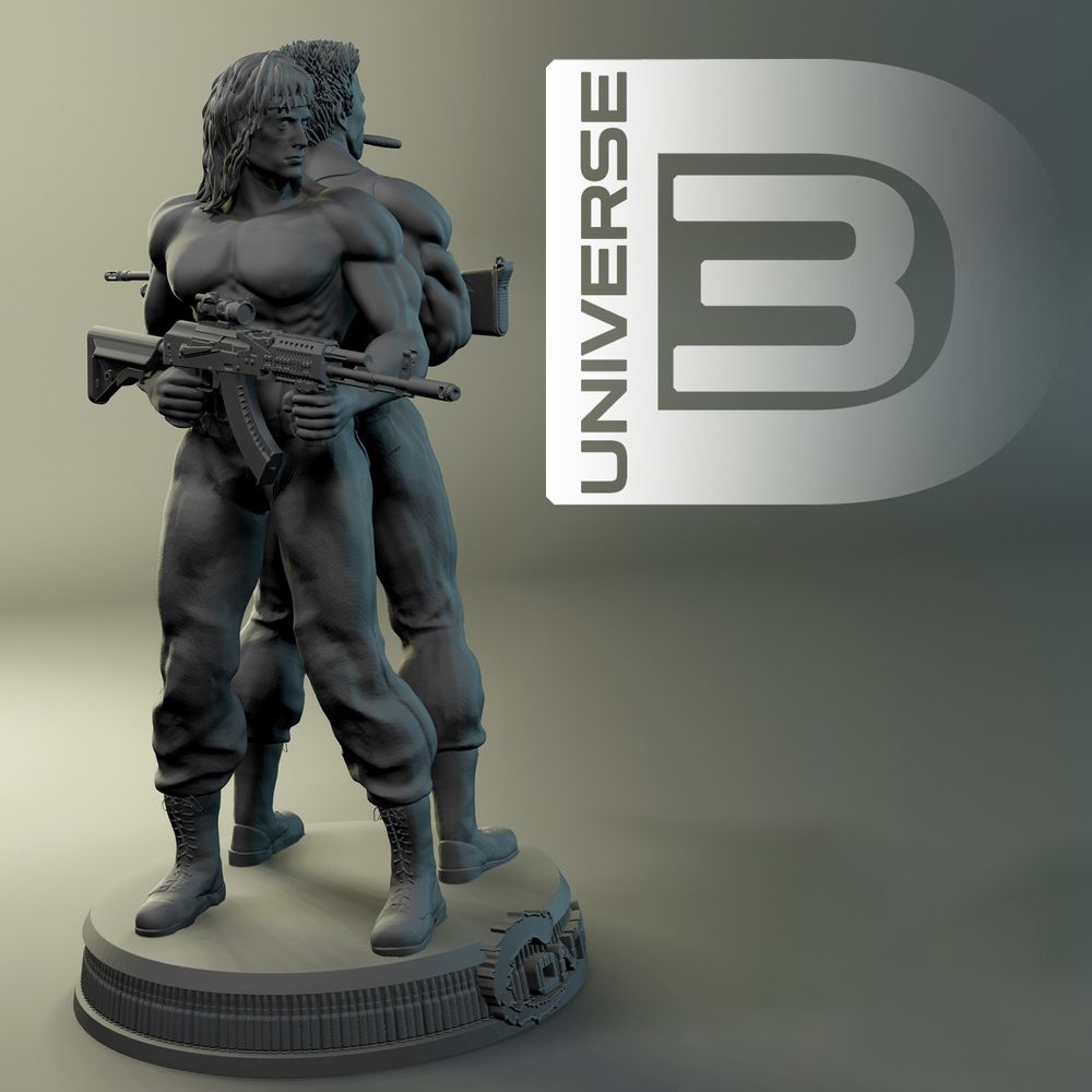 图片[2]-魂斗罗-3D合纵社-3D打印模型STL格式3mf格式免费下载！